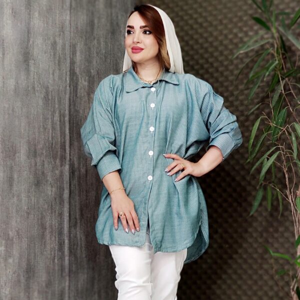 مانتو پانچ راه راه ریز - مانتو پاتریس رشت