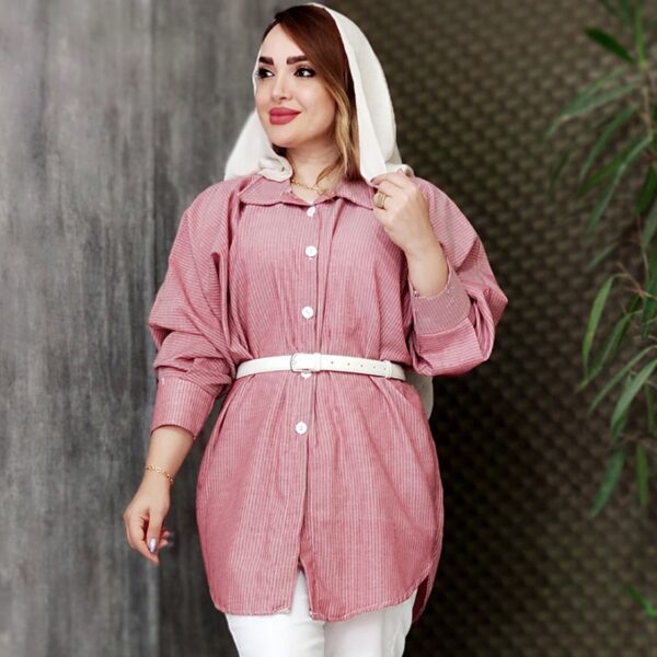 مانتو پانچ راه راه ریز - مانتو پاتریس رشت