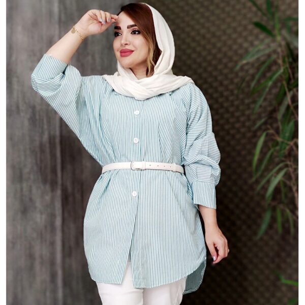 مانتو پانچ راه راه ریز - مانتو پاتریس رشت