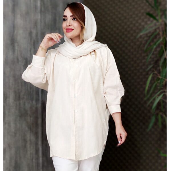 مانتو پانچ راه راه ریز - مانتو پاتریس رشت