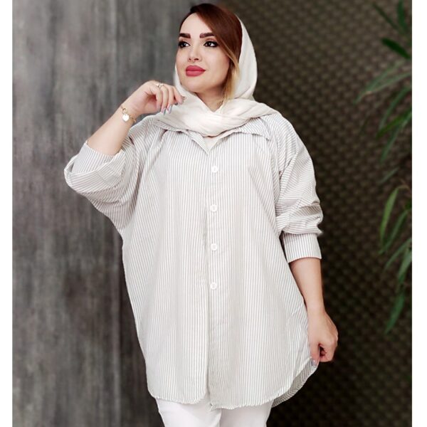 مانتو پانچ راه راه ریز - مانتو پاتریس رشت