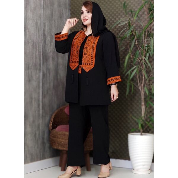 ست مانتو شلوار ابروبادی سنتی - مانتو پاتریس رشت