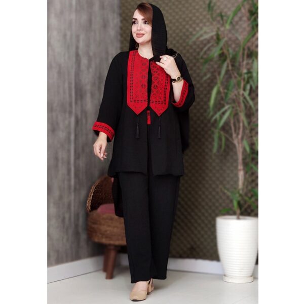 ست مانتو شلوار ابروبادی سنتی - مانتو پاتریس رشت