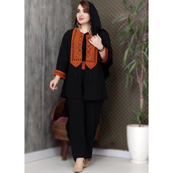 ست مانتو شلوار ابروبادی سنتی - مانتو پاتریس رشت