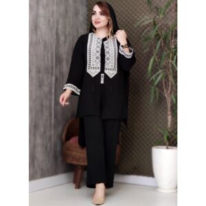 ست مانتو شلوار ابروبادی سنتی - مانتو پاتریس رشت