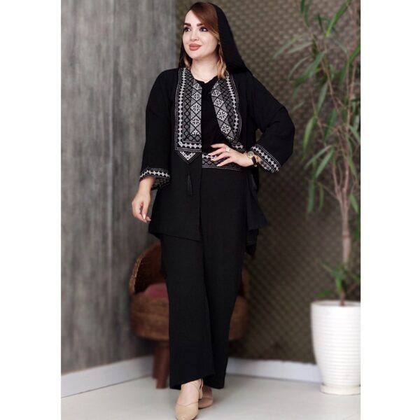 ست مانتو شلوار ابروبادی سنتی - مانتو پاتریس رشت