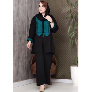 ست مانتو شلوار ابروبادی سنتی - مانتو پاتریس رشت