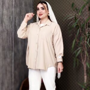 مانتو مدل پیراهنی تک جیب