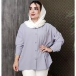 مانتو مدل پیراهنی تک جیب