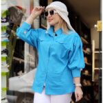 شومیز مانتویی جیب نما - مانتو پاتریس رشت