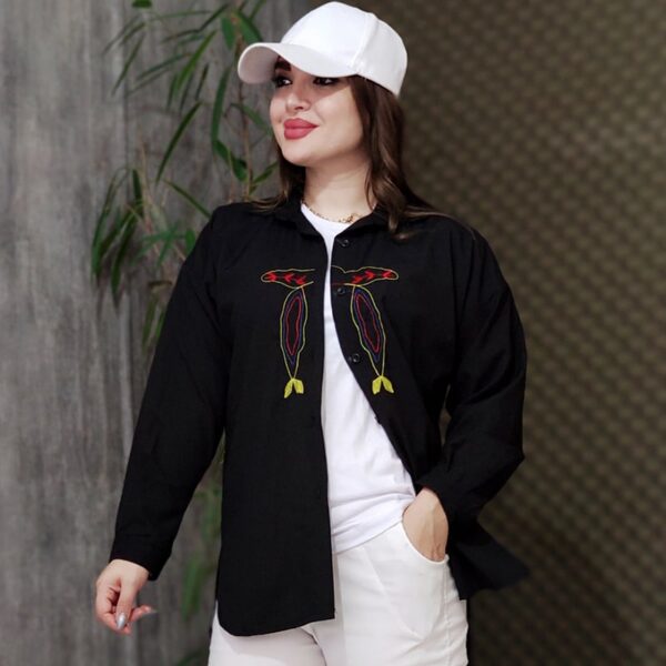 شومیز مانتویی گلدوزی - مانتو پاتریس رشت