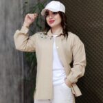 شومیز مانتویی گلدوزی - مانتو پاتریس رشت