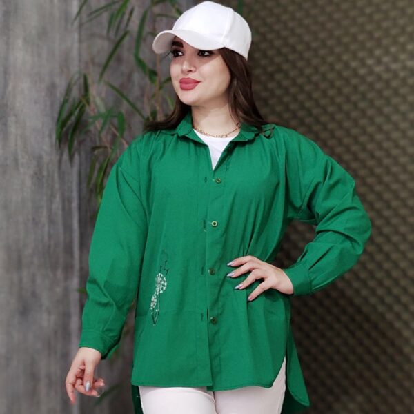 شومیز مانتویی گلدوزی - مانتو پاتریس رشت