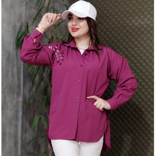 شومیز مانتویی گلدوزی - مانتو پاتریس رشت