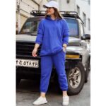 ست هودی شلوار بغل زیپ - مانتو پاتریس رشت