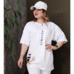 تیشرت لانگ میکس سفید - مانتو پاتریس رشت