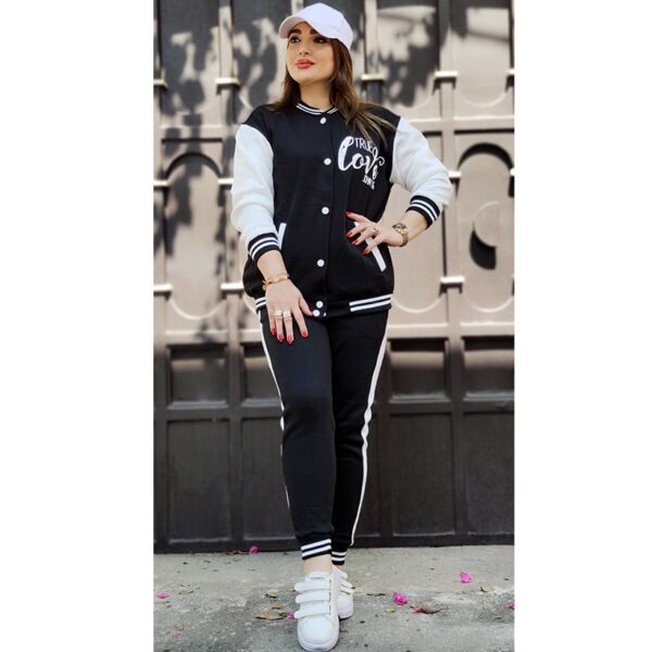 ست سویشرت شلوار بیسبالی - مانتو پاتریس رشت