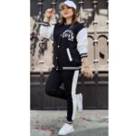 ست سویشرت شلوار بیسبالی - مانتو پاتریس رشت