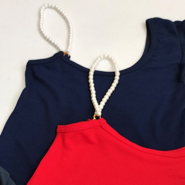 تاپ کراپ مرواریدی - مانتو پاتریس رشت