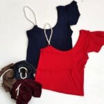 تاپ کراپ مرواریدی - مانتو پاتریس رشت