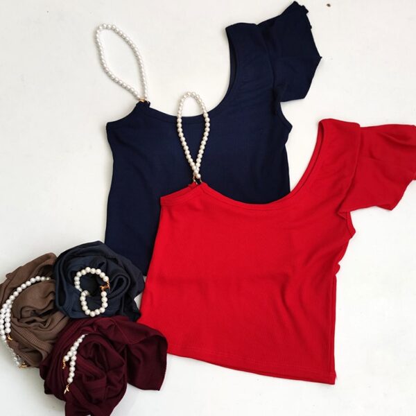 تاپ کراپ مرواریدی - مانتو پاتریس رشت