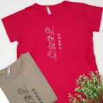 تیشرت چاپ زرافه رنگی - مانتو پاتریس رشت