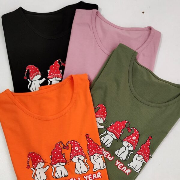 تیشرت چاپ کریسمسی- مانتو پاتریس رشت