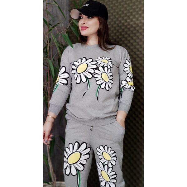 ست بلوز شلوار ملانژ بابونه - مانتو پاتریس رشت