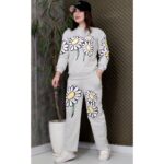 ست بلوز شلوار ملانژ بابونه - مانتو پاتریس رشت