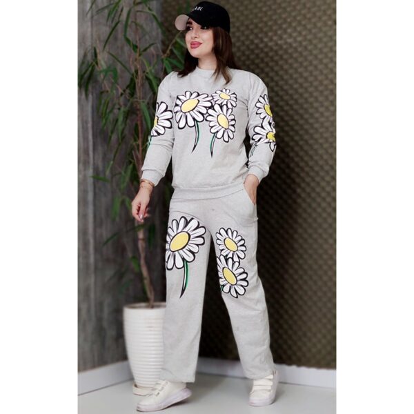 ست بلوز شلوار ملانژ بابونه - مانتو پاتریس رشت