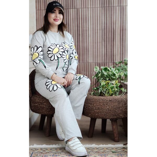 ست بلوز شلوار ملانژ بابونه - مانتو پاتریس رشت