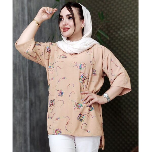 شومیز ابروبادی پولکی - مانتو پاتریس رشت