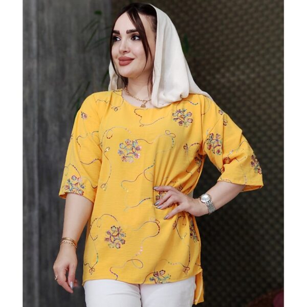 شومیز ابروبادی پولکی - مانتو پاتریس رشت