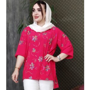 شومیز ابروبادی پولکی - مانتو پاتریس رشت