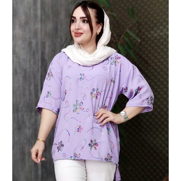 شومیز ابروبادی پولکی - مانتو پاتریس رشت