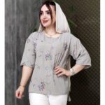 شومیز ابروبادی پولکی - مانتو پاتریس رشت
