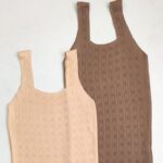 تاپ بافت لوزی ریز - مانتو پاتریس رشت