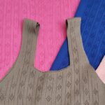 تاپ بافت لوزی ریز - مانتو پاتریس رشت