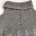 بلوز بافت کراپ یقه اسکی - مانتو پاتریس رشت