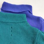 بلوز بافت کراپ یقه اسکی - مانتو پاتریس رشت