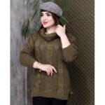 تونیک بافت بغل بندی یقه شل