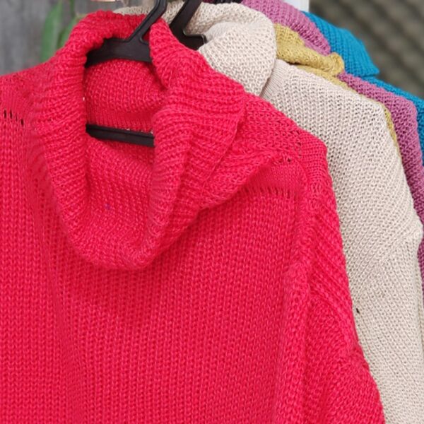 تونیک بافت یقه شل - مانتو پاتریس رشت