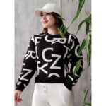 بلوز بافت کراپ حروف - مانتو پاتریس رشت