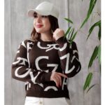 بلوز بافت کراپ حروف - مانتو پاتریس رشت