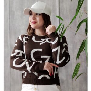 بلوز بافت کراپ حروف - مانتو پاتریس رشت