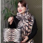 ست کیف و شال طرحدار - مانتو پاتریس رشت