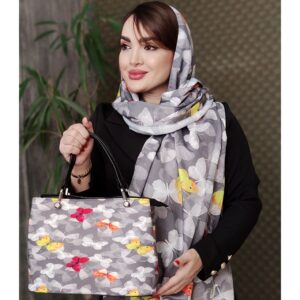 ست کیف و شال طرحدار - مانتو پاتریس رشت
