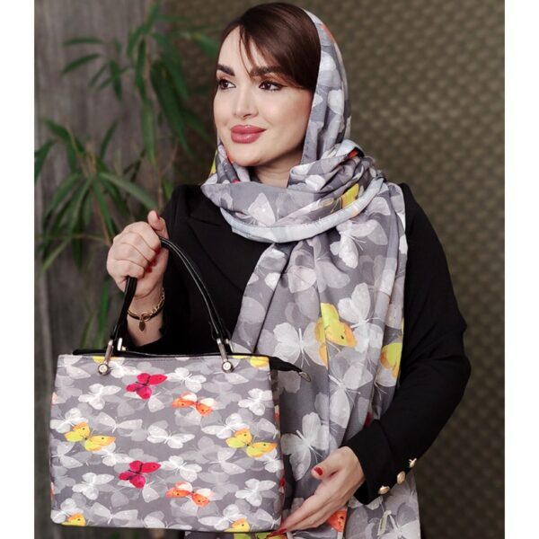 357002163-3-min ست کیف و شال طرحدار - مانتو پاتریس رشت