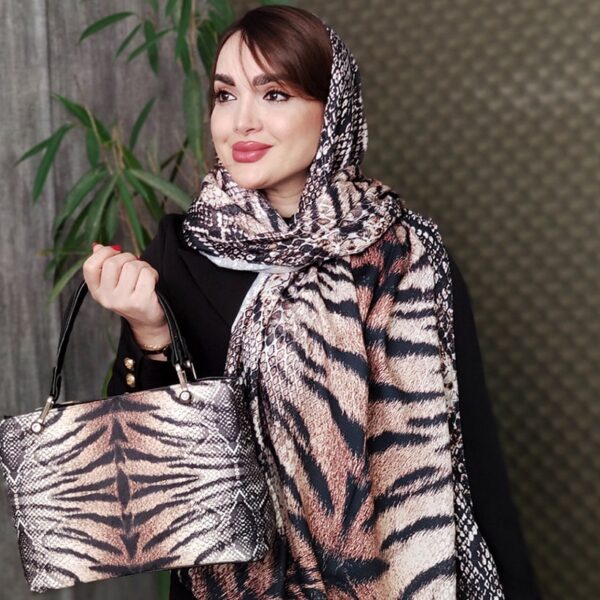 ست کیف و شال طرحدار - مانتو پاتریس رشت