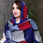 شال نخی هلالی رنگی - مانتو رپاتریس رشت